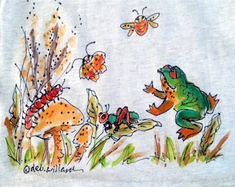 Frog and Critters LongSleeve Tshirt or Sweatshirt for Toddlers and Kids