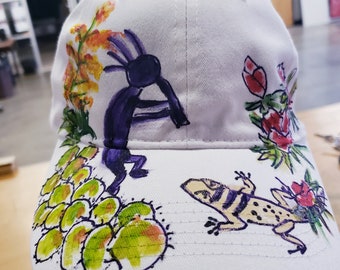 Kokopelli Desert Themed Baseball Cap