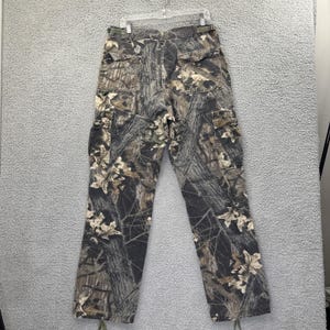 Pantalones cargo vintage de camuflaje Mossy Oak, estilo grunge/gorpcore, talla mediana x 32 para hombre. imagen 3
