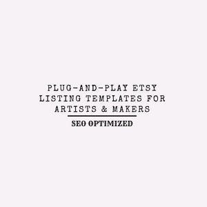 Etsy SEO Guide for Artists: Boost Sales & Traffic (Digital Download)