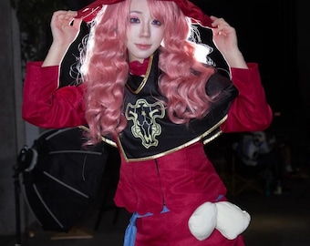 Cosplay de Vanessa, disfraz de Vanessa, atuendo de Halloween, estilo anime japonés, vestido de cosplay de bruja, conjunto completo de cosplay
