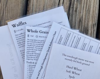 SOURDOUGH Baking with FRESH GROUND Flour (einkorn, emmer, durum, spelt, khoransan/Kamut, hard wheat, soft wheat) Guides + Recipes