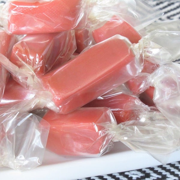 Sweet Raspberry Caramels