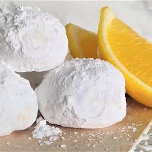 Fresh Lemon Snowball Cookies