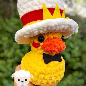 PDF pattern Lucifer duck amigurumi PDF pattern english hazbin hotel