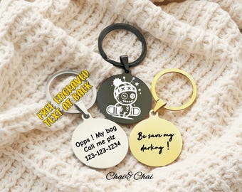 Personalized Voodoo Snowboard keychain/ "BE SAVE" my son, winter sport keyring /Unique Snowboard Accessory, Snowboarding bag tag.