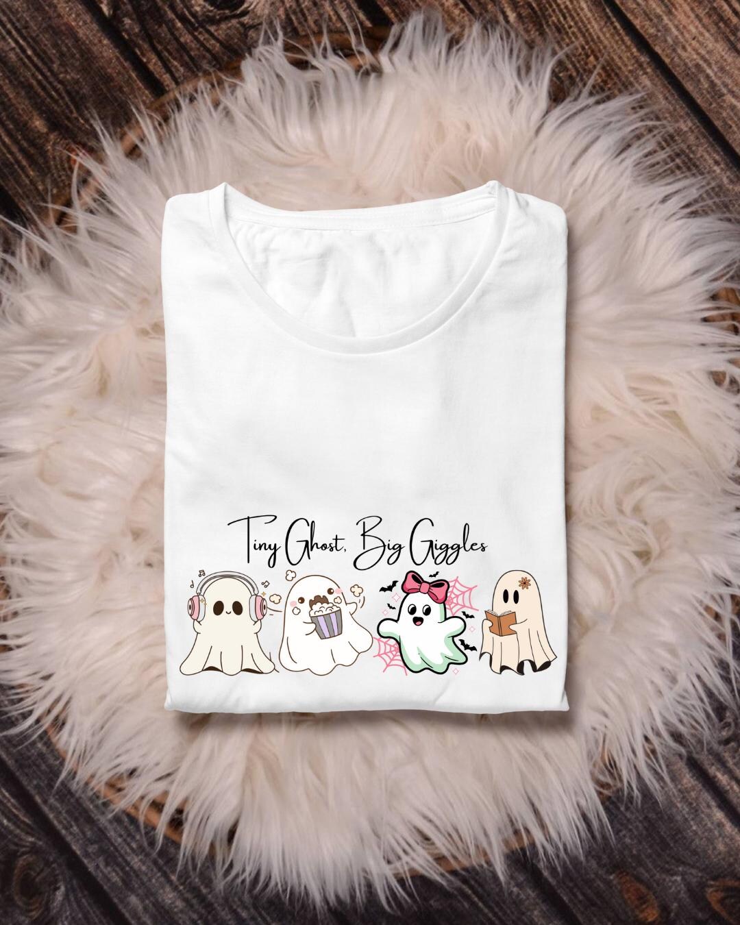 Ghosts & Giggles Halloween Women's AOP T-Shirt