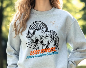 Sudadera acogedora de Golden Retriever, regalo para amantes de los perros