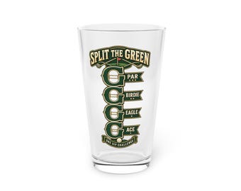 Split the G Golf Pint Glass | One Sip Challenge