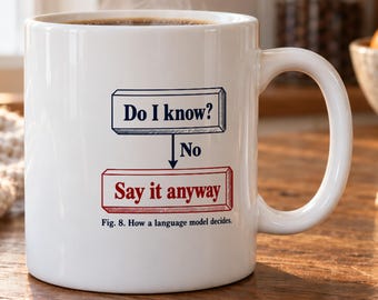 AI Mug - LLM Hallucination Flowchart