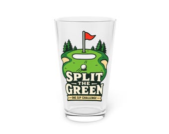 Split the G Golf Pint Glass