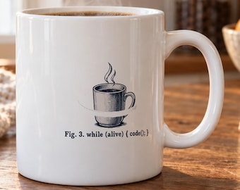 Computer Science Mug - while (alive) { code(); }