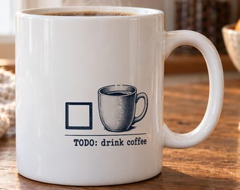 Developer Mug - // TODO: drink coffee