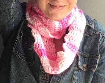 Hot Pink Snuggly Warm Infinity Scarf