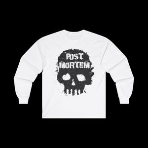 Gothic Skull Long Sleeve Tee: Post Mortem Design