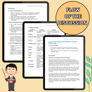 Advanced English Speaking Activities and Lesson Worksheets for ESL Learners