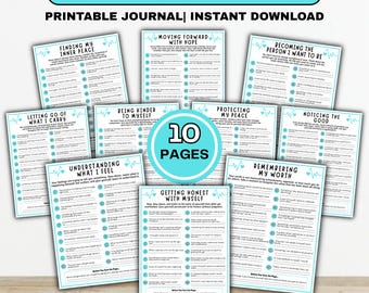 Teen Mental Health Journal | Teen Therapy Worksheet | Self Reflection Workbook | Emotional Regulation | Coping Skills | School Counseling