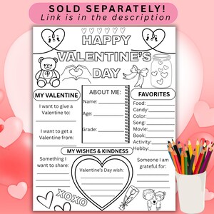 New Year Goals Worksheet for Kids & Teens | 2026 New Year Resolution Coloring Printable image 6