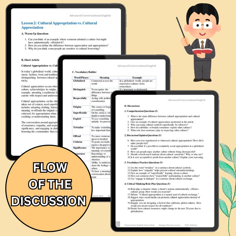 Downloadable ESL EFL Conversational English Teaching Resource Pack