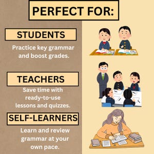 Ideal for A1-A2 students, teachers, and self-learners seeking structured grammar practice