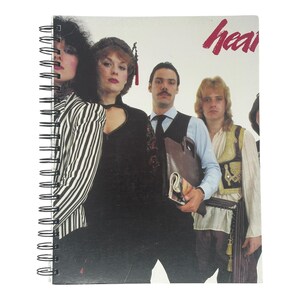 Vintage Heart Album Cover Notebook: Repurposed 1980s Music Gift