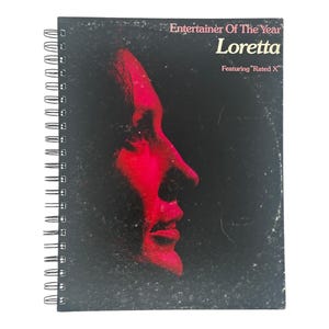 Vintage Loretta Lynn Album Cover Notebook: Repurposed 1973 Vinyl