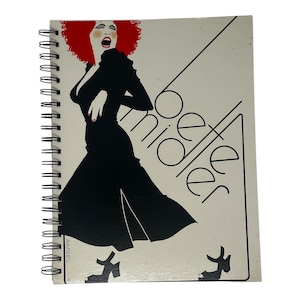 Vintage Bette Midler Album Cover Notebook: Repurposed 1973 Vinyl