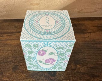 Vintage Avon Skin So Soft Candle NOS In Box 1989 Original Tin