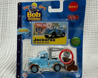 2006 Bob The Builder Take Along Jackaroo Pick Up Truck Die Cast Toy