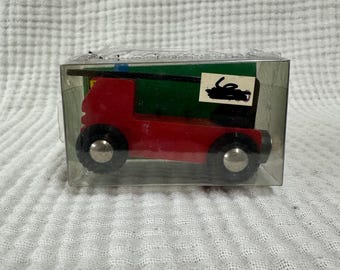 BRIO 33618 Fire Engine Ladder Truck Genuine Sweden Wood Toy VTG 1994