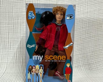 Mattel 2003 My Scene BRYANT Skateboarder w/ Helmet & Sunglasses B6695 NEW NRFP