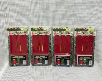 Vtg 1995 Holiday Guide Lights Luminarias 4 packs of 6 Bags 6 Tea Light Candles