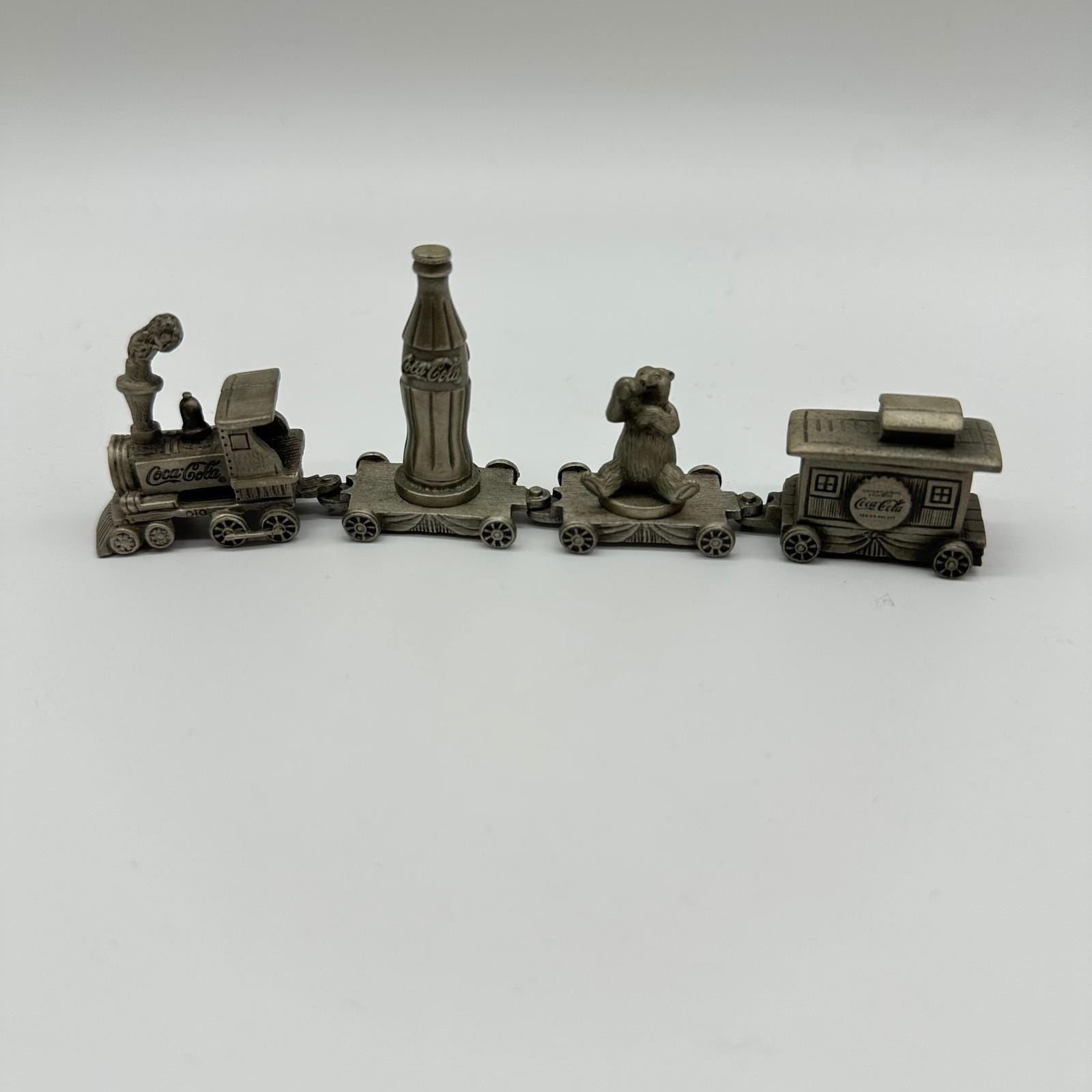 Coca Cola Pewter Train - Etsy