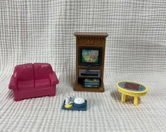 Fisher Price Loving Family Night at the Movies Set # 74817 Complete