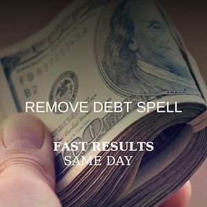 Remove Debt Spell for Financial Release, Wealth Flow & Burden Clearing Energy