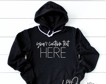 Custom Sweatshirt // Custom Hoodie // Custom Sweater with hood // Christmas Gift // Fall Sweater // Fall Hoodie