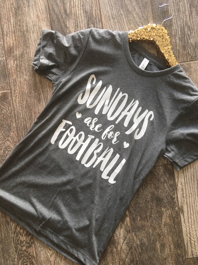 Best Football Shirt Sundays are for Football . UNISEX Tee. XS 3XL . Cute Shirt . Brunch Shirt . Southern Tee . Graphic Tee. image 3