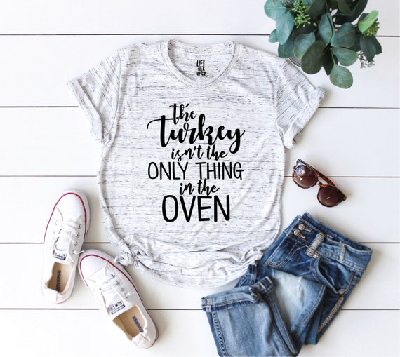 Thanksgiving pregnancy announcement shirt // the turkey