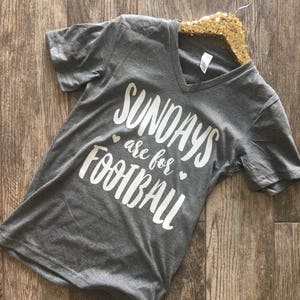 Best Football Shirt Sundays are for Football . UNISEX Tee. XS 3XL . Cute Shirt . Brunch Shirt . Southern Tee . Graphic Tee. image 4