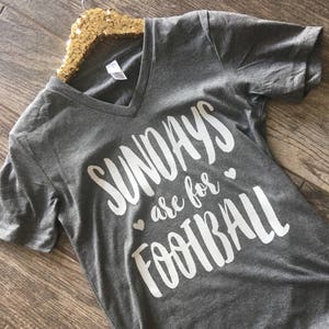 Best Football Shirt Sundays are for Football . UNISEX Tee. XS 3XL . Cute Shirt . Brunch Shirt . Southern Tee . Graphic Tee. image 5