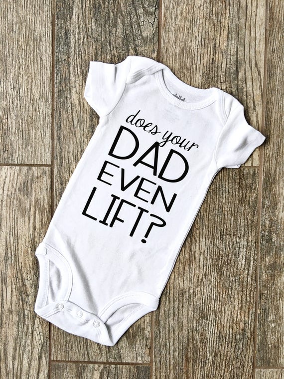 Does Your Dad Even Lift Fitness Cute Kids Workout Shirt Gym Lovers