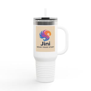 Insulated Travel Mug - Hear Your Story Design | 40oz Eco-Friendly Beverage Container for Coffee Lovers, Travel, Gifts, Creative [...]