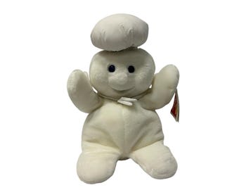 Marioneta de peluche vintage Dakin Pillsbury Doughboy Poppin' Fresh de 1988, 13 pies