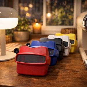 Personalisierte ViewMaster Reel - Personalisiertes Foto-Sucher-Andenken für Paare, Jubiläums- und Geburtstagsgeschenk