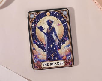 Girl Reader Kindle Case/Paperwhite Case/Kobo Case, Kindle 8 10 11 12th,Paperwhite 10 11 12th,Colorsoft, Kobo Clara/Libra,Personalized Name