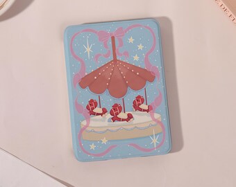 Carousel Kindle Case/Paperwhite Case/Kobo Case,Kindle 8 10 11 12th,Paperwhite 10 11 12th,Colorsoft,Kobo Clara,Oasis 2/3,Personalized Gift