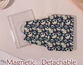 Bats Ghost Detachable Magnetic Kindle case,Magsafe Case, Clear Back, Kindle 10/11/12th, Colorsoft, Paperwhite 11/12th,Customization Gift