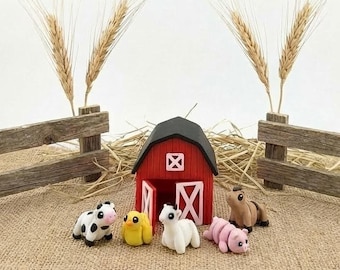 Scheune Farm CritterPod ™ Spielset | Bildfreies fantasievolles Spiel