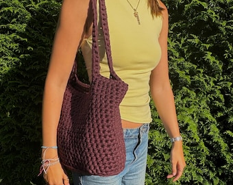 Cappuccino Bag | Häkelanleitung Tasche PDF | DIY Anleitung Deutsch | Allrounder Häkeltasche | liloo crochet