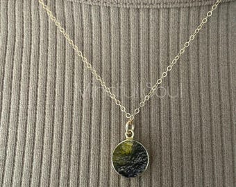 A-Grade Certified Moldavites from Chlum, Czech Republic | 925 Sterling Silver, 18k Yellow/Rose Gold Plated | High Vibration Jewelry